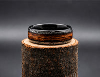 Koa Scroll Ring